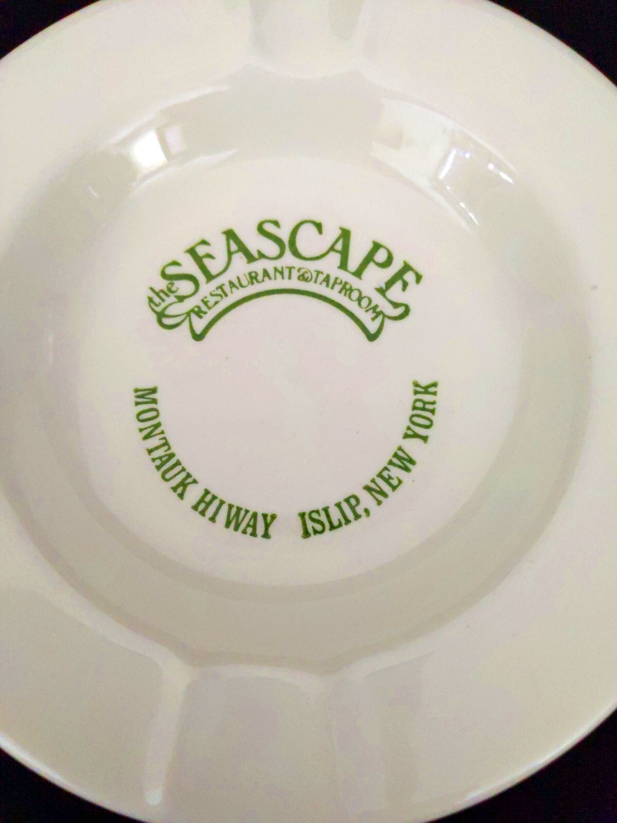 Seascape Restaurant & Taproom Ashtray Islip, New York Royal China eBay