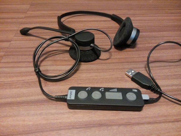 Jabra BIZ 2300 Duo USB Corded Headset with 3-way Noise Cancelling