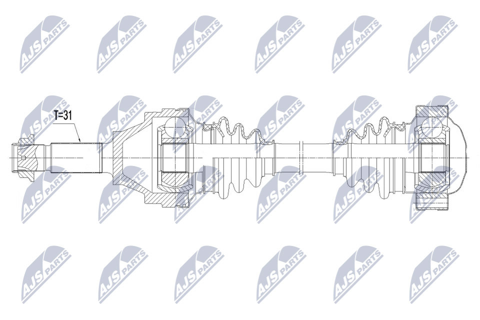 Driveshaft For Maserati Quattroporte 03-12 Granturismo 07- - Image 9