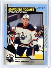 2020-21 O-Pee-Chee Philip Broberg RC Marquee Rookie/Recrue De Renom Blue