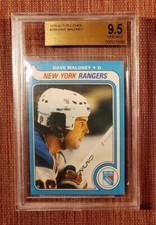 1979 O-Pee-Chee #159 Dave Maloney Rangers Hockey Card BVG 9.5 Gem Mint Pop 1