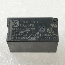 5PCS New Panasonic JQ1AP-5V-F AJQ8349F 10A 250V Relay 4Pin JQ1AP5VF-