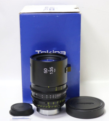 Tokina 50-135mm T2.9 Mark II Cinema ATX Telephoto Zoom Lens Canon EF Mount) READ