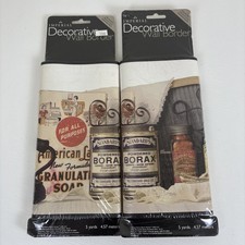 Imperial Home Decor Wallpaper Border Americana Drug Store apothecary 5 yards x 2