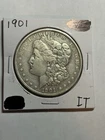 1901-P $1 MORGAN SILVER DOLLAR XF DETAILS TOUGH DATE