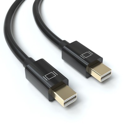 1m Mini DisplayPort 1.2 Kabel Display Port Mini DP Stecker beidseitig vergoldet