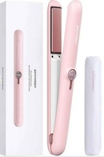 ZAVAREA Cordless Hair Straightener and Curler, Portable Hair Straightener