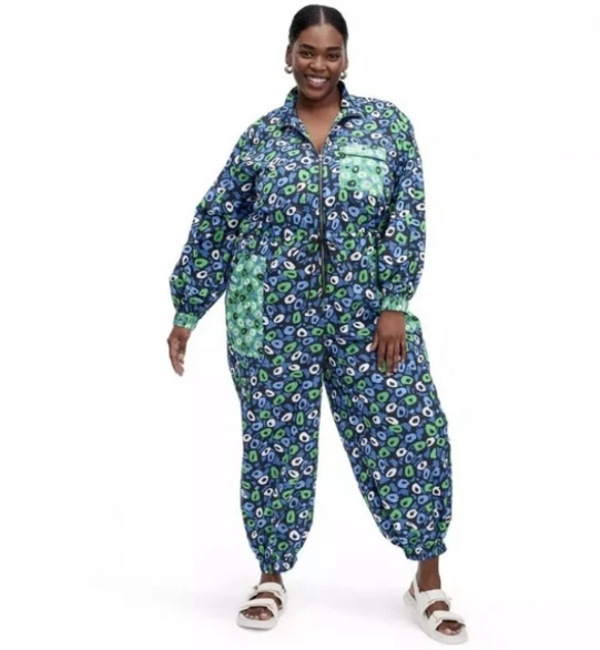 Mono Diane Von Furstenberg Target Azul Verde Nylon Punto Jazz Cremallera 3X Nuevo con Etiquetas Foto 2 de 4