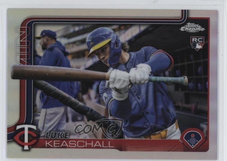 2025 Topps Chrome Update Image Variation SP Luke Keaschall #USC106 Rookie RC