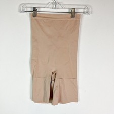 SPANX NWOT OnCore High-Waisted Mid-Thigh Shorts SS 1915 Beige Size S 196 