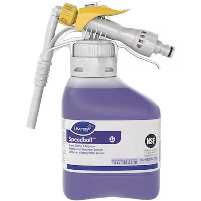 Diversey 95892175 Heavy Duty Cleaner Degreaser Concentrate, 50.7 Oz. Hose End