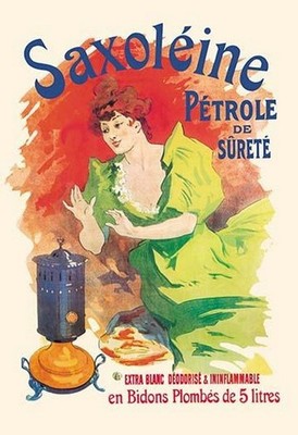 Saxoleine Petrole de Surete Extra Blanc Jules Cheret Poster Print