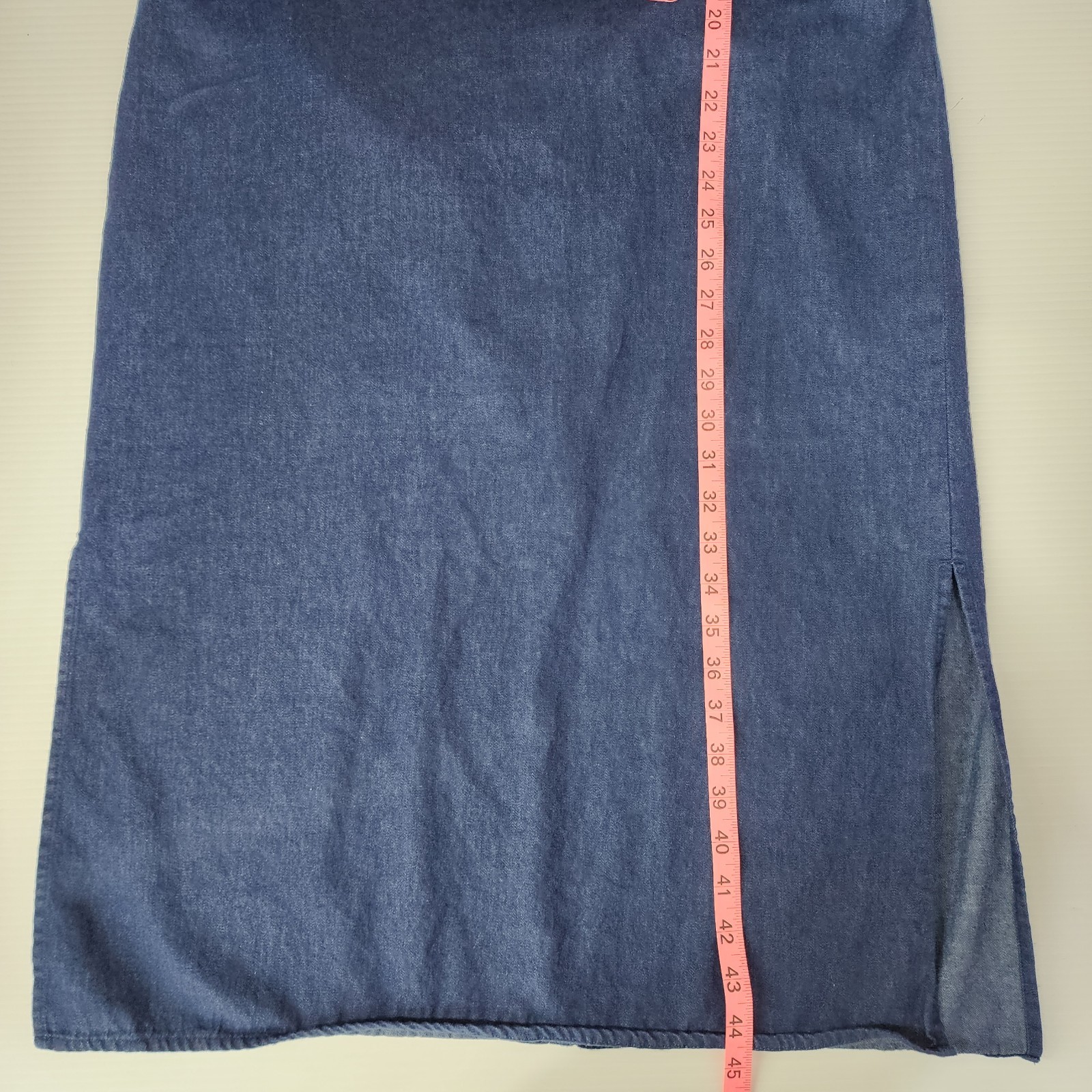 90s VTG Talbots Womens 10 Petite Blue Chambray Sl… - image 12