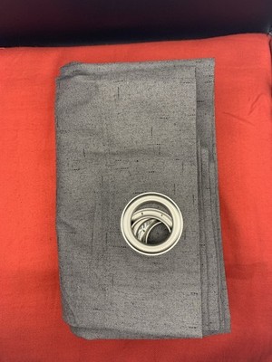 Eclipse Windsor Blackout Curtains- Smoke (Dark Gray) - 2 Panels 42  X 64 
