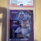 2024 Panini Prizm Football Purple Wave Jonathan Taylor #121 PSA 10