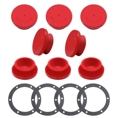 CheeMuii Hubcap Plug and Gasket Set 8PCS & 4PCS, 8 PCS PLUGS & 4 GASKETS 