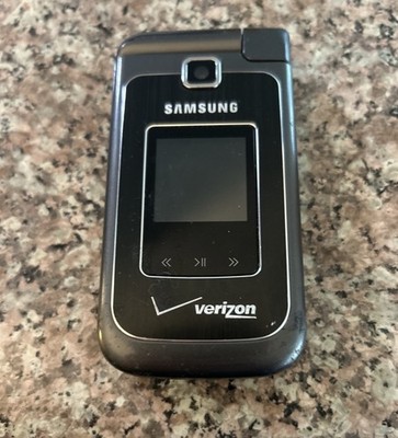 Samsung SCH U750 Alias 2 II flip phone Black/Gray (Verizon) *AS-IS* Untested!