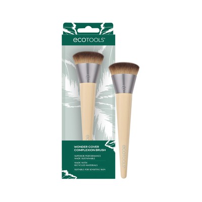 EcoTools Wonder Cover Complexion Makeup Brush, Dense Synthetic Bristles, For