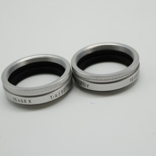 2 x Leitz Leica Zwischenringe für Objektiv Elmar 4 0 / 90 mm