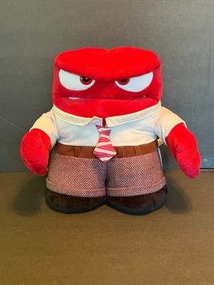 Disney Store Pixar Inside Out Animated Talking Anger Plush  10'' tested  EUC