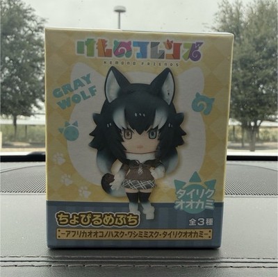 FuRyu Kemono Friends Gray Wolf Figurine PVC ABS Model ちょびるめぷち Anime