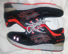 Asics Gel Lyte 3 III Cavier Black Infrared HN538 9190 Size 12 US
