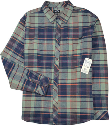 Billabong Coastline Flannel Shirt - NWT Mens 2XL Multi Plaid - #47890-L1