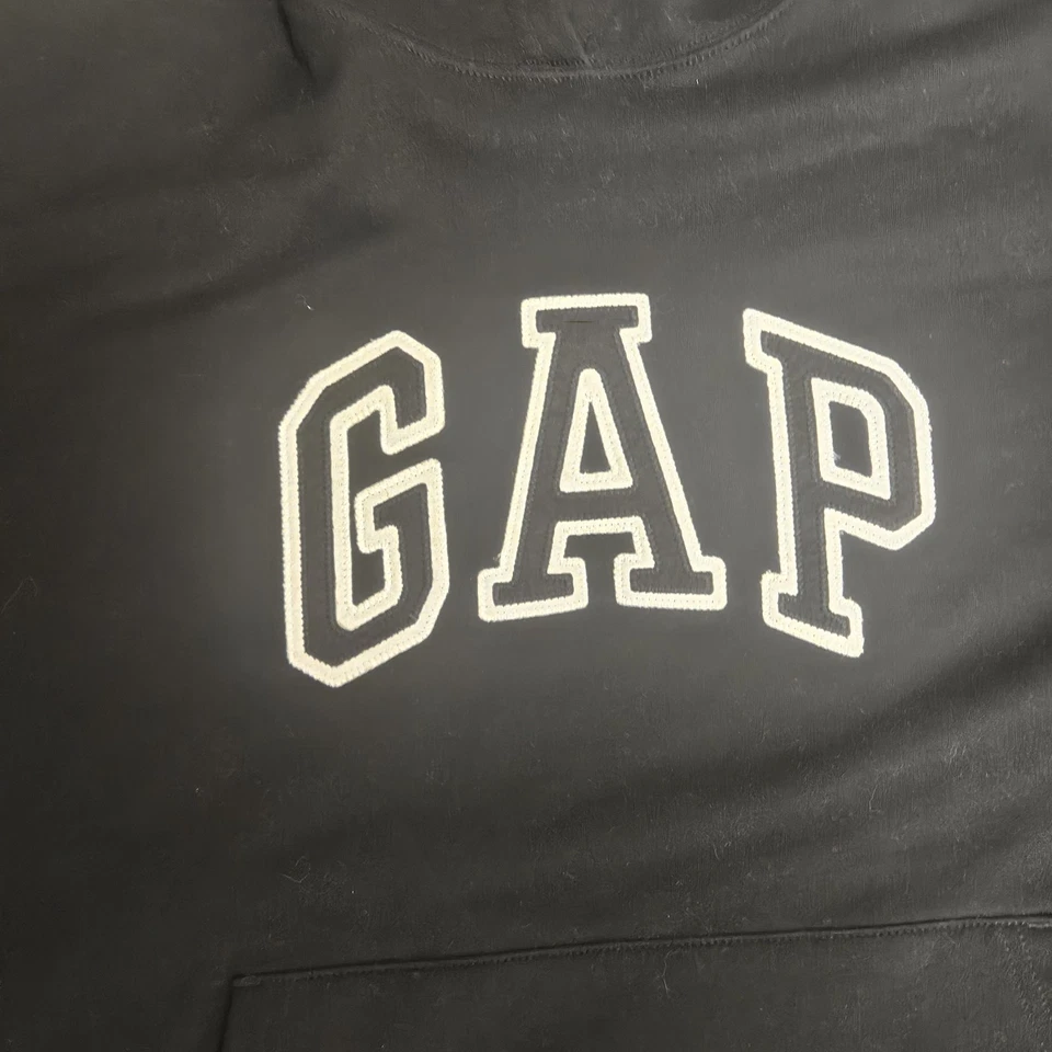 VTG Sweatshirt Hoodie Womens 2XL Stretch Heathered Black Pullover Athleisure - Image 4 of 4