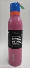 Owala 24oz FreeSip TWIST Water Bottle - Bubblegum Burst READ DESCRIPTION