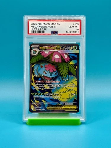 PSA 10 - 2025 Pokemon Mega Evolutions, EN, Mega Venusaur ex, Ultra Rare