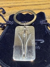 Solid Silver Concorde Key Ring