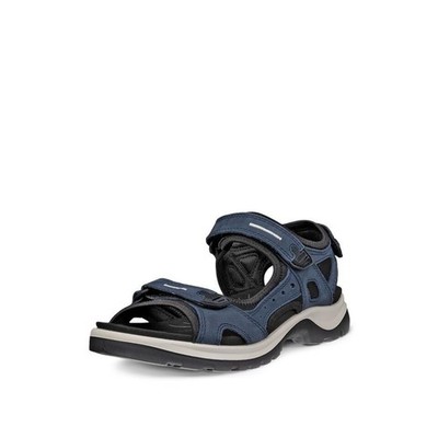Ecco Damen Sandalen Trekkingsandalen Offroad Yucatan Women blau marine Leder