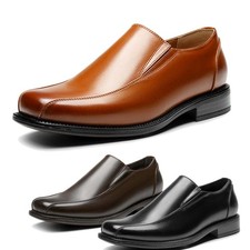 Men Dress Loafer Slip On Square Toe Driving Casual Shoes Size 6.5-15