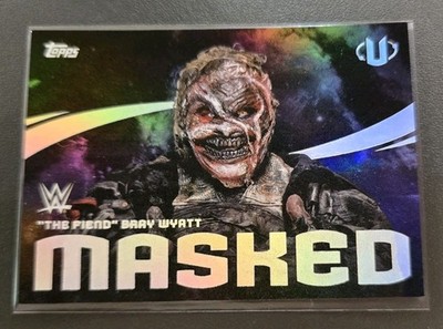 The Fiend Bray Wyatt Masked Case Hit WWE Topps Universe Chrome