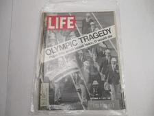 Life Magazine September 15 1972 - Olympic Tragedy, Bobby Fischer, Ask Computer