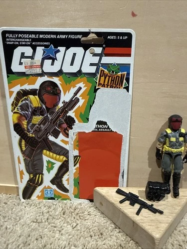 Python Viper Complete G.I. Joe 1989 Cardback New O Ring
