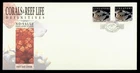 DR WHO 1994 SINGAPORE FDC CORALS & REEF LIFE BLUE-SPOTTED STINGRAY w35908