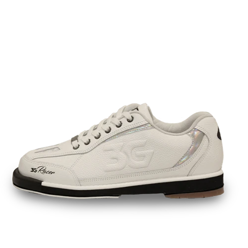 3G Racer White/Holo Bowling Shoes RH