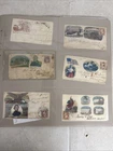 (6) Patriotic Civil War Envelopes Death  With Some Letters Ephemera Lot #2
