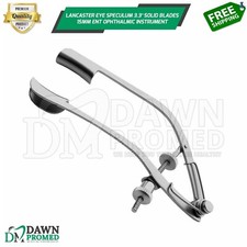 Lancaster Eye Speculum 3.3″ Solid Blades 15mm ENT Ophthalmic Surgical German Gr