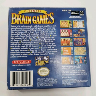 Ultimate Brain Games【新品未開封・GBA北米版】 Ultimate Brain Games【新品未開封・GBA北米版】 Ultimate Brain