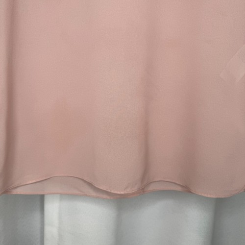 Reiss Pink Stella Lace Trim Top Blouse Size 6 Short Sleeve Sheer Casual Womens - Picture 5 of 13