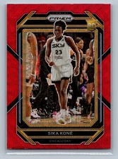 SIKA KONE 2023 WNBA Prizm Basketball RED WAVE PRIZM RC #120 Chicago Sky