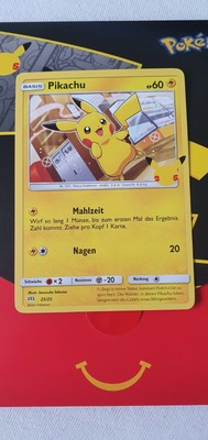 Pokemon Karte Pikachu McDonald's 25/25 | eBay