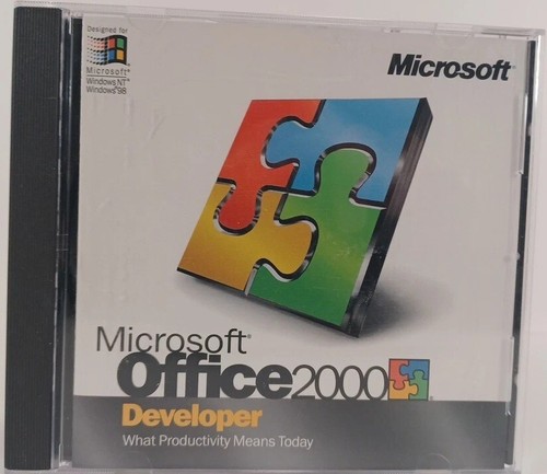 Microsoft Office 2000 Developer - For PC CD-ROM W/ Key