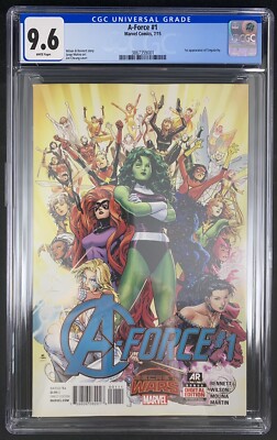 A-Force #1 CGC 9.6  7/15 3867359001 - 1st appearance Singularity
