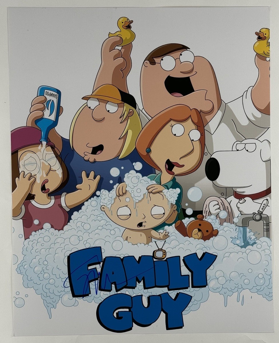 Seth MacFarlane Signed Family Guy 16x20 Photo Autograph Poster
