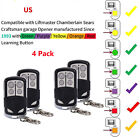 Keychain 4pack For Liftmaster Chamberlain Garage Door Opener Remote 891Lm 893Lm