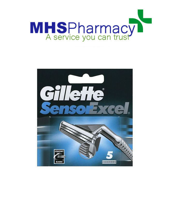 Gillette Sensor Excel Men's Replacement Razor Blade Refills Gillette Sensor Excel Men's Replacement Razor Blade Refills