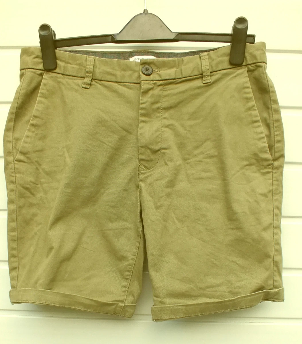 Khaki cheap stretch shorts